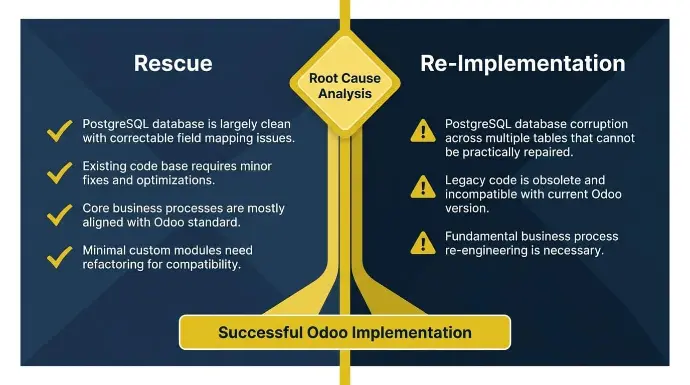 Rescue or Re-implement? How We Make That Call